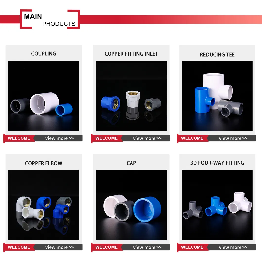 PVC Pipe Fittings Details