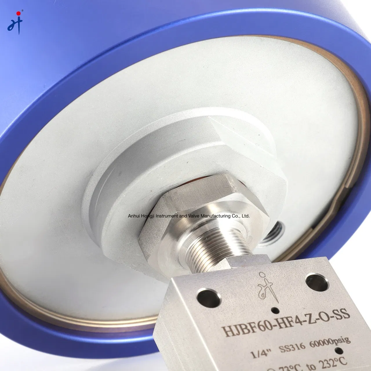 Ultra High Pressure Needle Valve with Actuator 60000psi 1/4'' SS316 Hip Design Valve Needle Valve