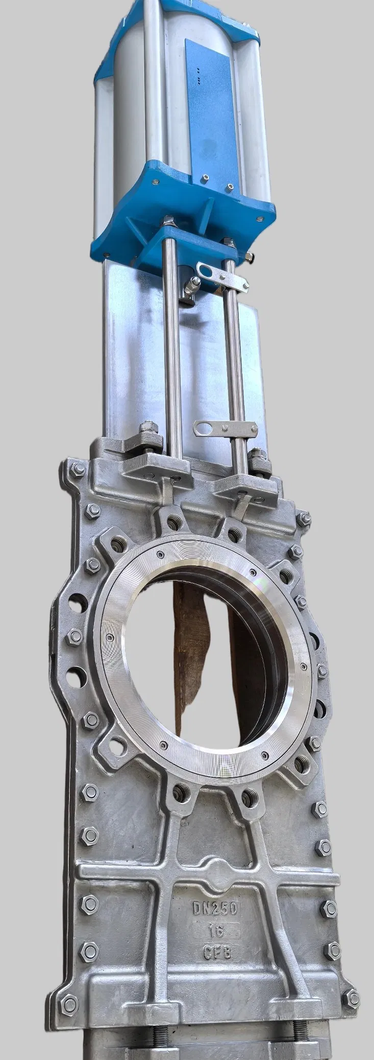 Low Pressure DN50 DN80 DN125 Full Port Heavy Duty Knife Gate Valve