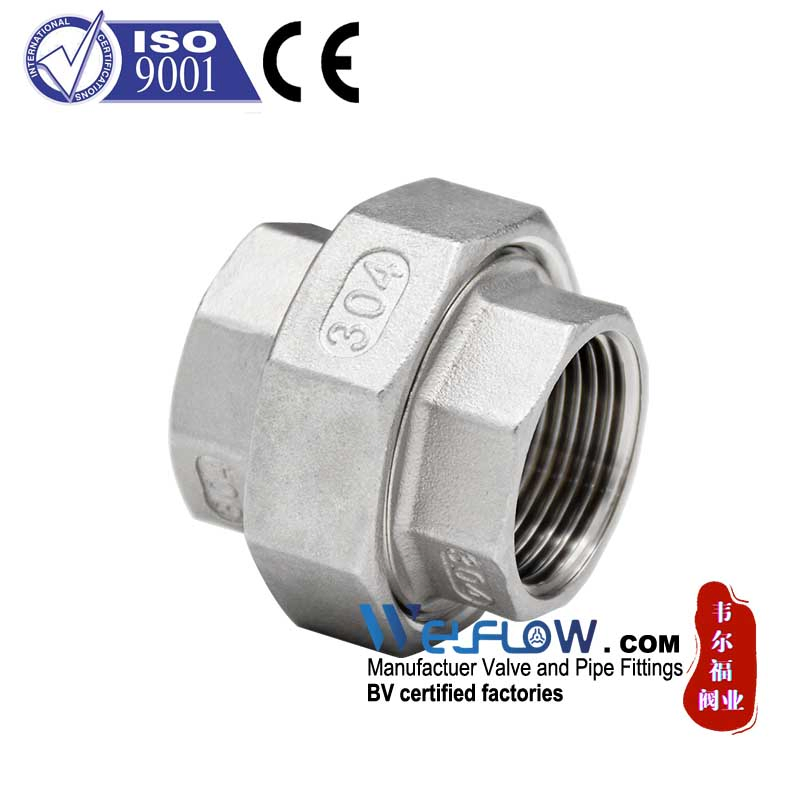 Conical Union-Forged Thread Screw Pipe Fitting Connector Withprecision-Engineered Stainless Steel