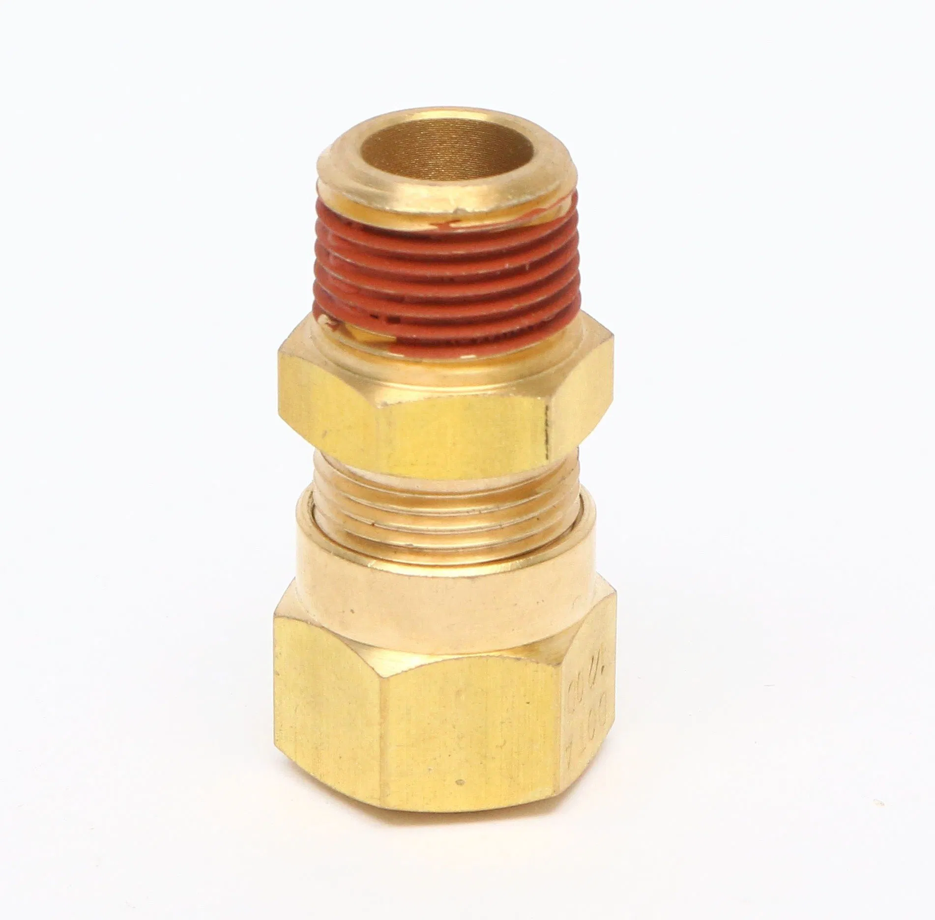 Straight Brass Male NPT DOT Ferrule Pipe Fittings