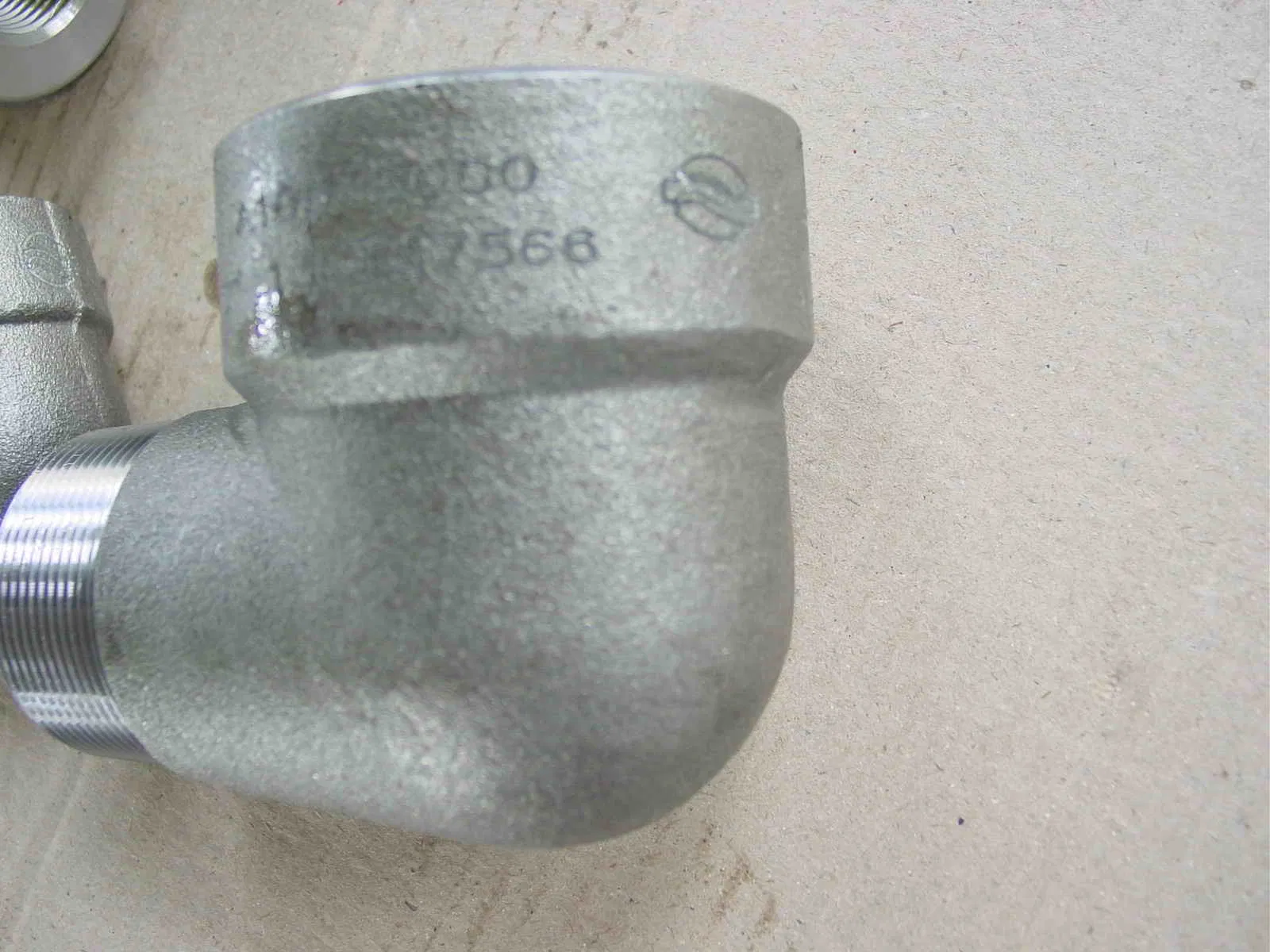 En545 Standard 90 Degree Flanged Elbow Fitting for Ductile Iron Pipes