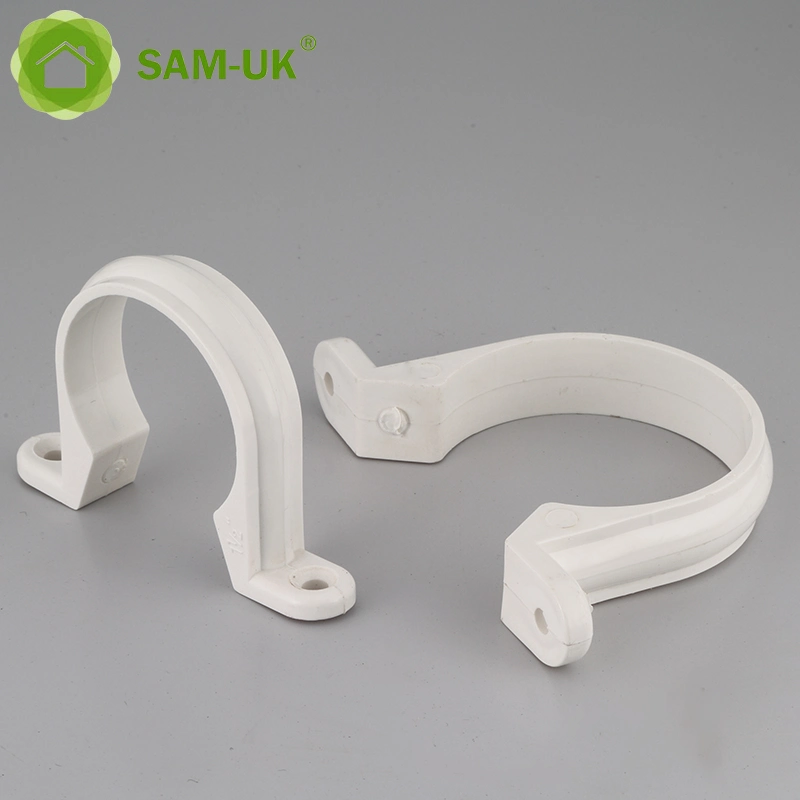 Factory Customized Size Water Supply and Drainage High Pressure UPVC Pipe Fittings Name of 4 Inch Pipe Clip and Fitting