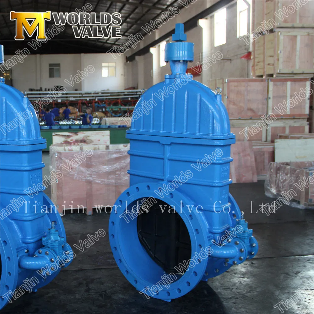 Non-Rising /out Side Rising Stem Ductile Iron Wedge Gate Valve with Rubber Sealed Disc BS5163 DIN3202 F4 F5 Awwac509 Hand Wheel /Bevel Gear Operated