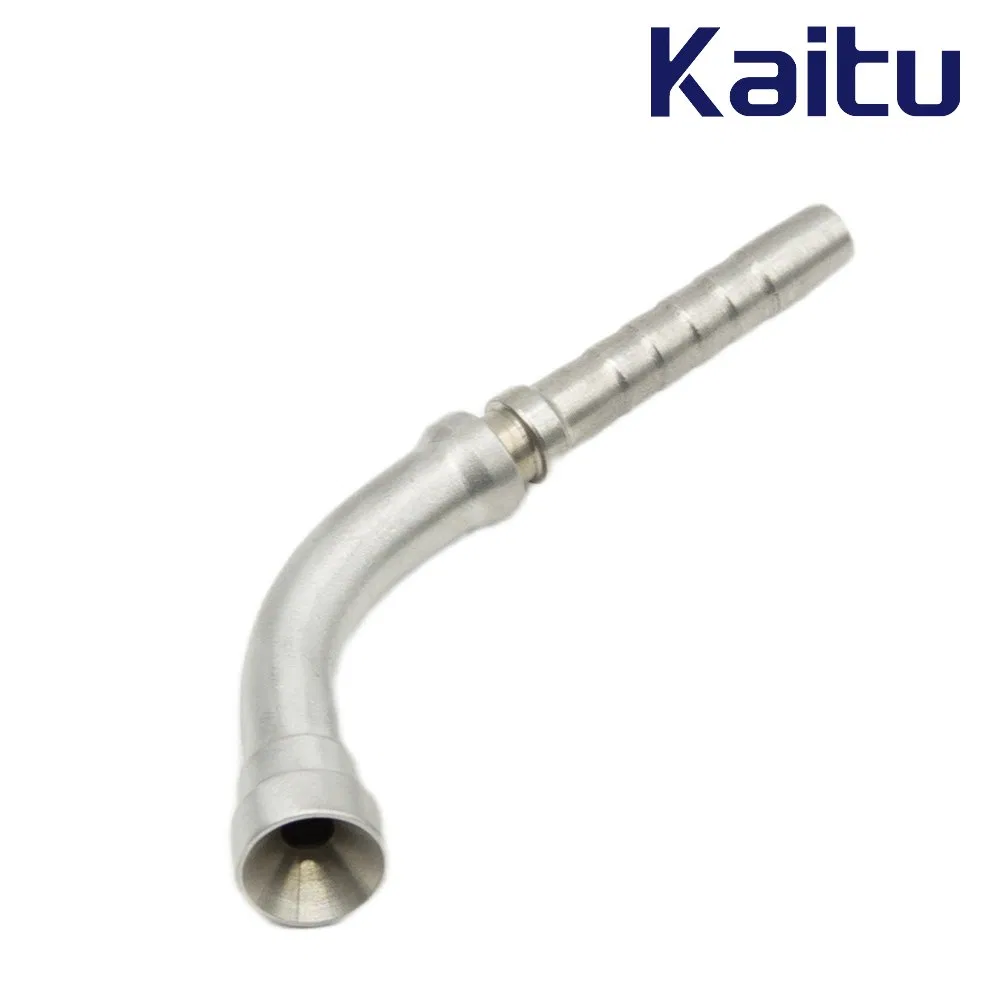 Industrial Grade Hose Pipe Adapter 45° GB Metric Female 74° Cone Seat Swaged Connector