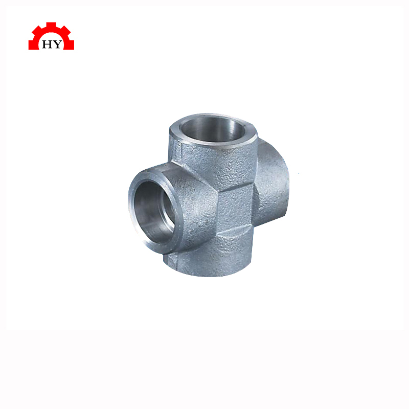 High Quality 6000 Psi Socket Weld 4 Way Pipe Fitting