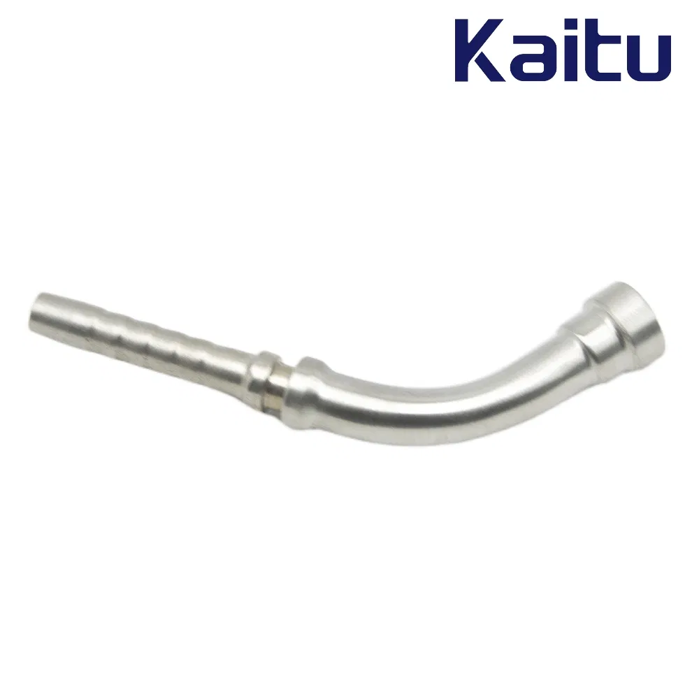 Industrial Grade Hose Pipe Adapter 45° GB Metric Female 74° Cone Seat Swaged Connector