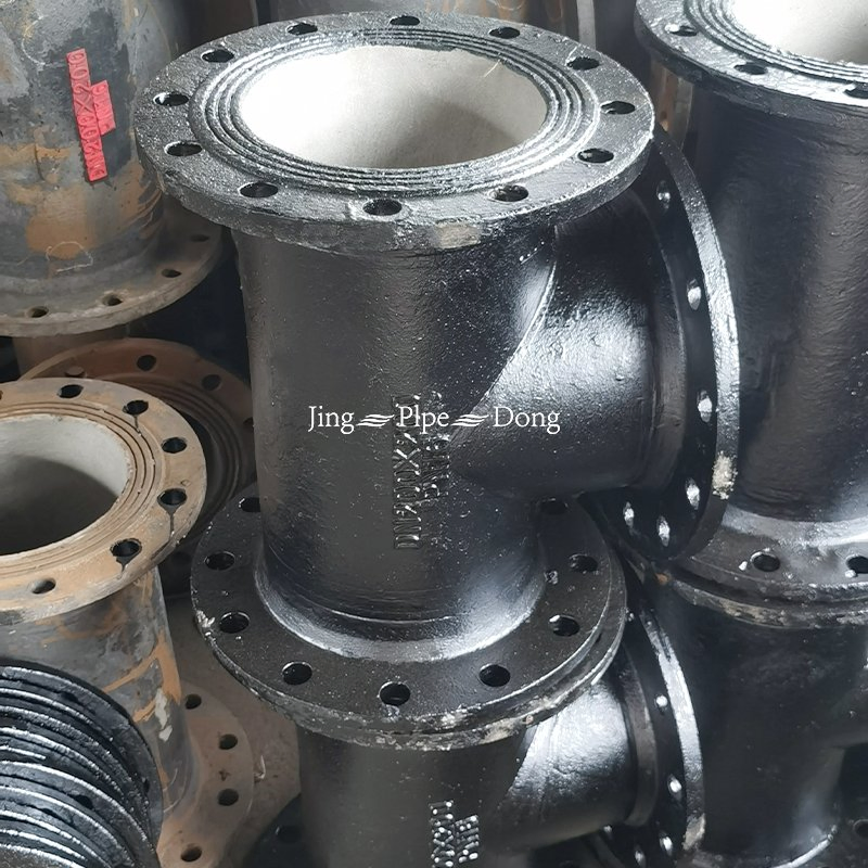 50mm 100mm Malleable Ductile Cast Iron Flanged Pipe Fittings