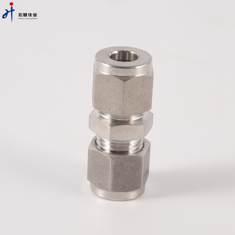 Dual Ferrules Type Compression Fitting Forged by Stainless Steel Od1/8, 1/4, 3/8, 1/2, 3/4, 5/8 Swagelok Fittings