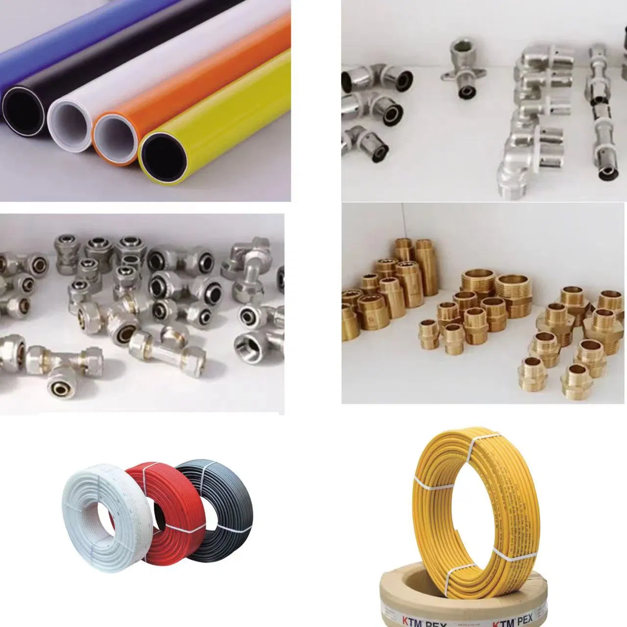 Brass Fittings for Pex-Al-Pex Pipe (Straight Male Connector)