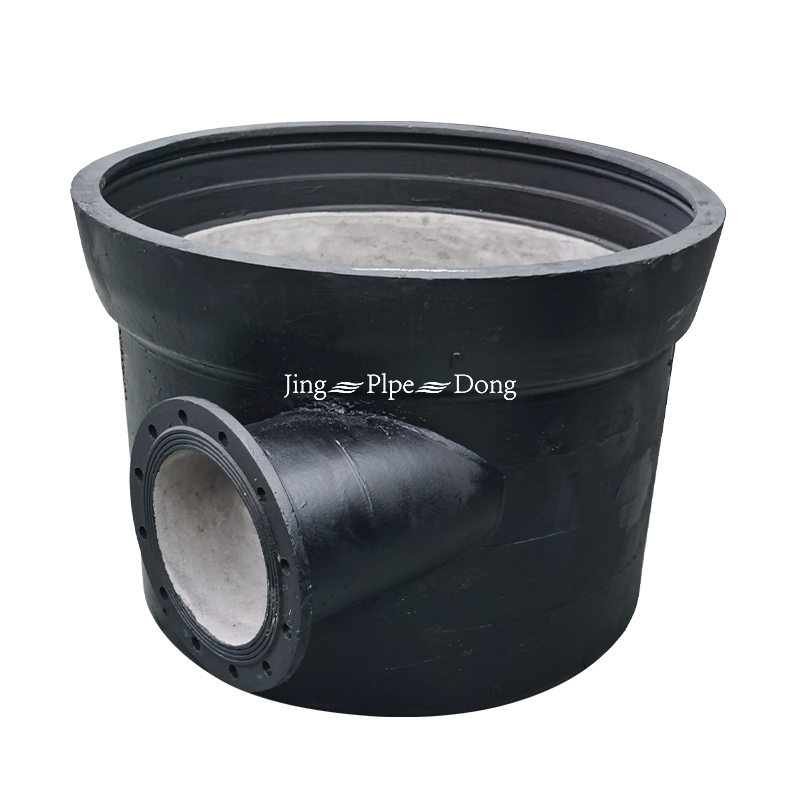 50mm 100mm Malleable Ductile Cast Iron Flanged Pipe Fittings