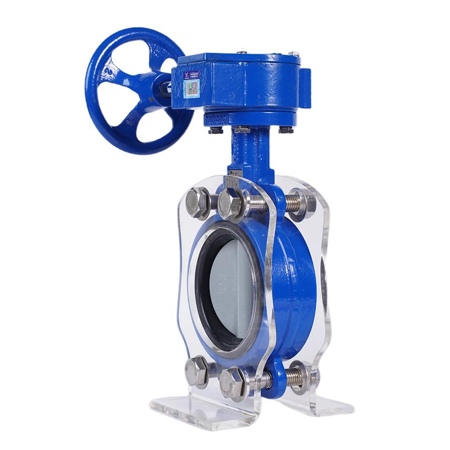 Long Life Wafer Type Butterfly Valve with 304 Stainless Steel Plate Corrosion Resistant Lug Style