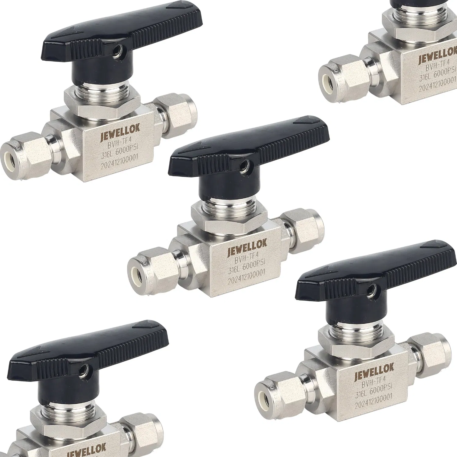 316L Ss-1vs4 Swagelok Type Manual Stainless Needle Valve 5000psi 3/8in for Labs