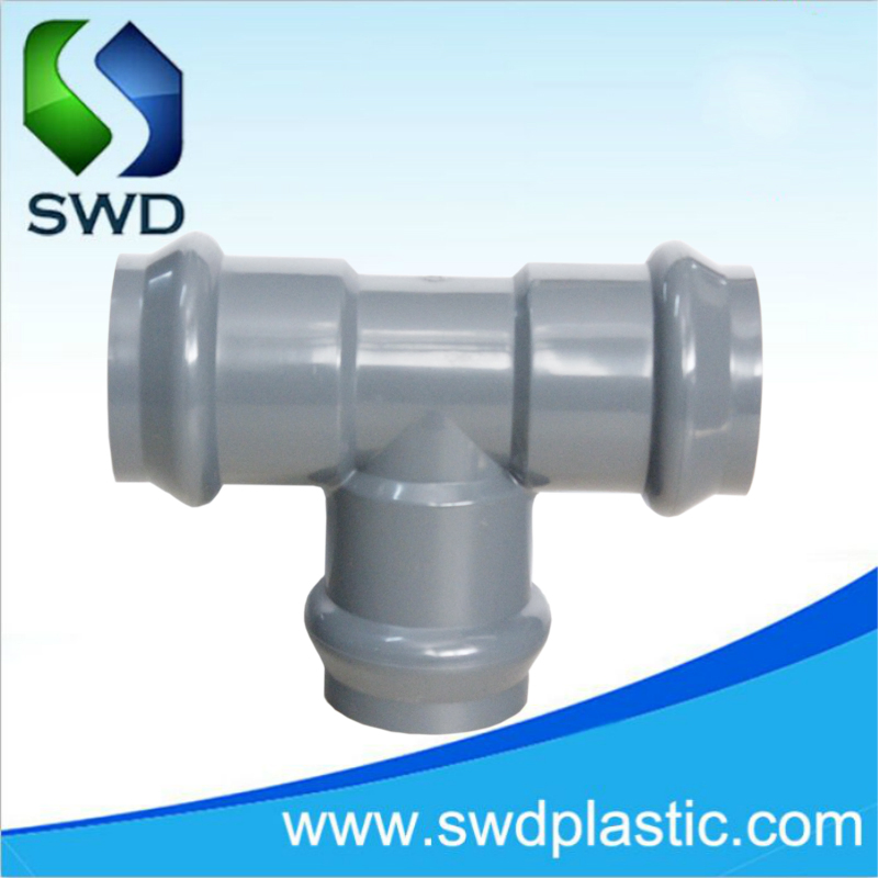 Equal Tee with Flanged Brance (F/S) Plastic PVC Pressure Pipe Fittings