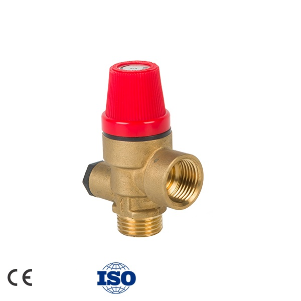 Hpsv02A, Pressure Relief Valve, Safety Relief Valve, Bsp G1/2" DN15 Male Brass Safety Air Pressure Relief Valve 3bar Nominal Pressure for Solar Water Heaters