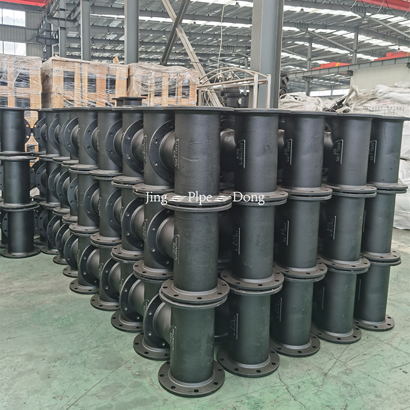 50mm 100mm Malleable Ductile Cast Iron Flanged Pipe Fittings