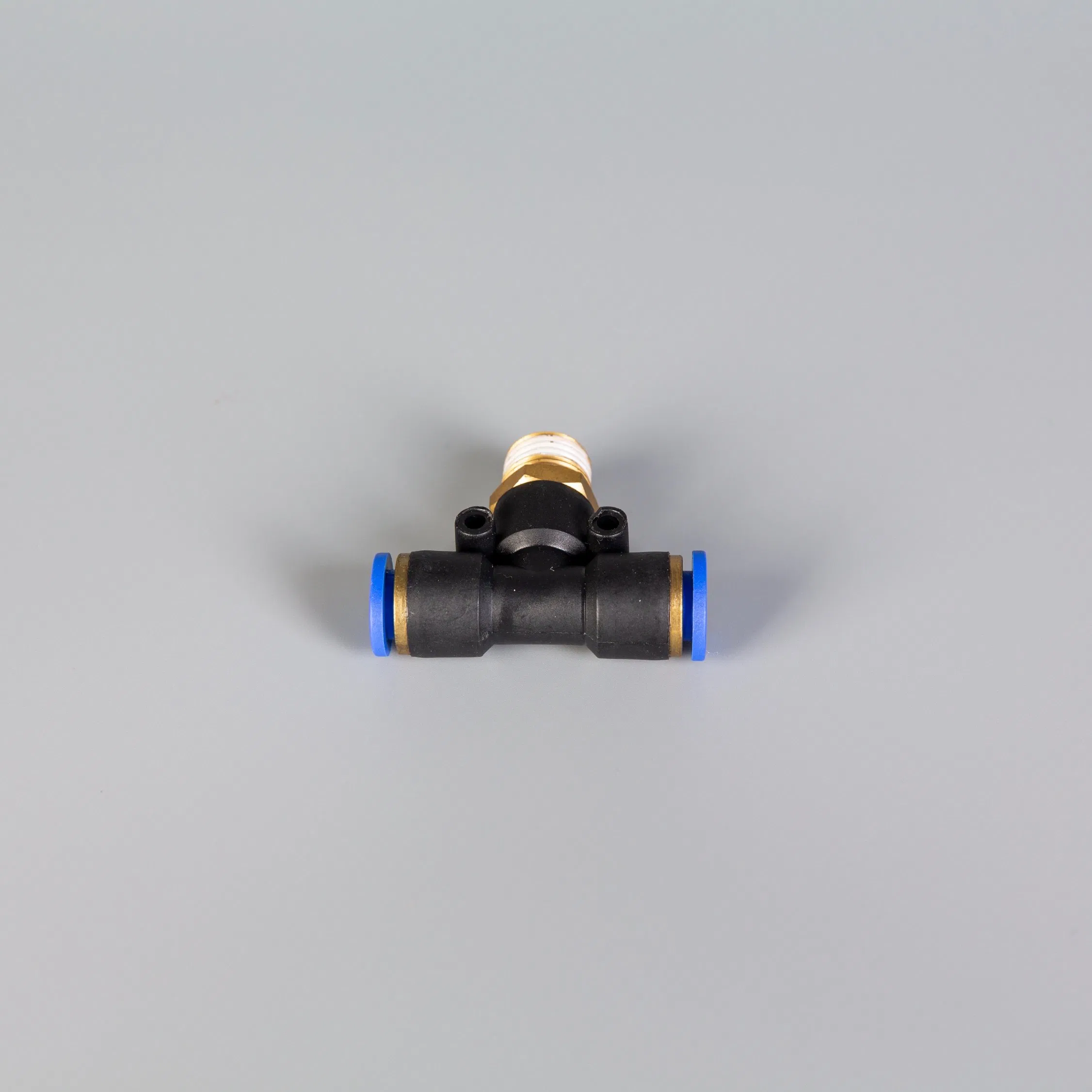 Tee Type Male Pneumatic Fitting 3-Way Connectors Hose Fitting for Pneumatic Tools