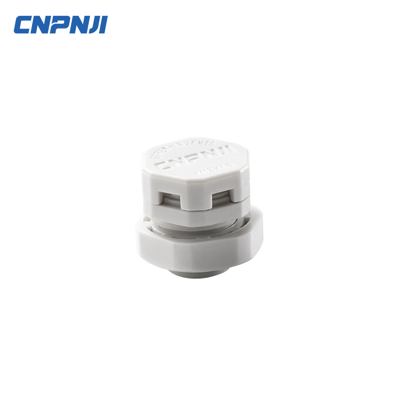 Cnpnji Plastic Pressure Relief Valve PTFE Membrane IP68 Screw Waterproof Breather Air Vent Plug Cable Gland