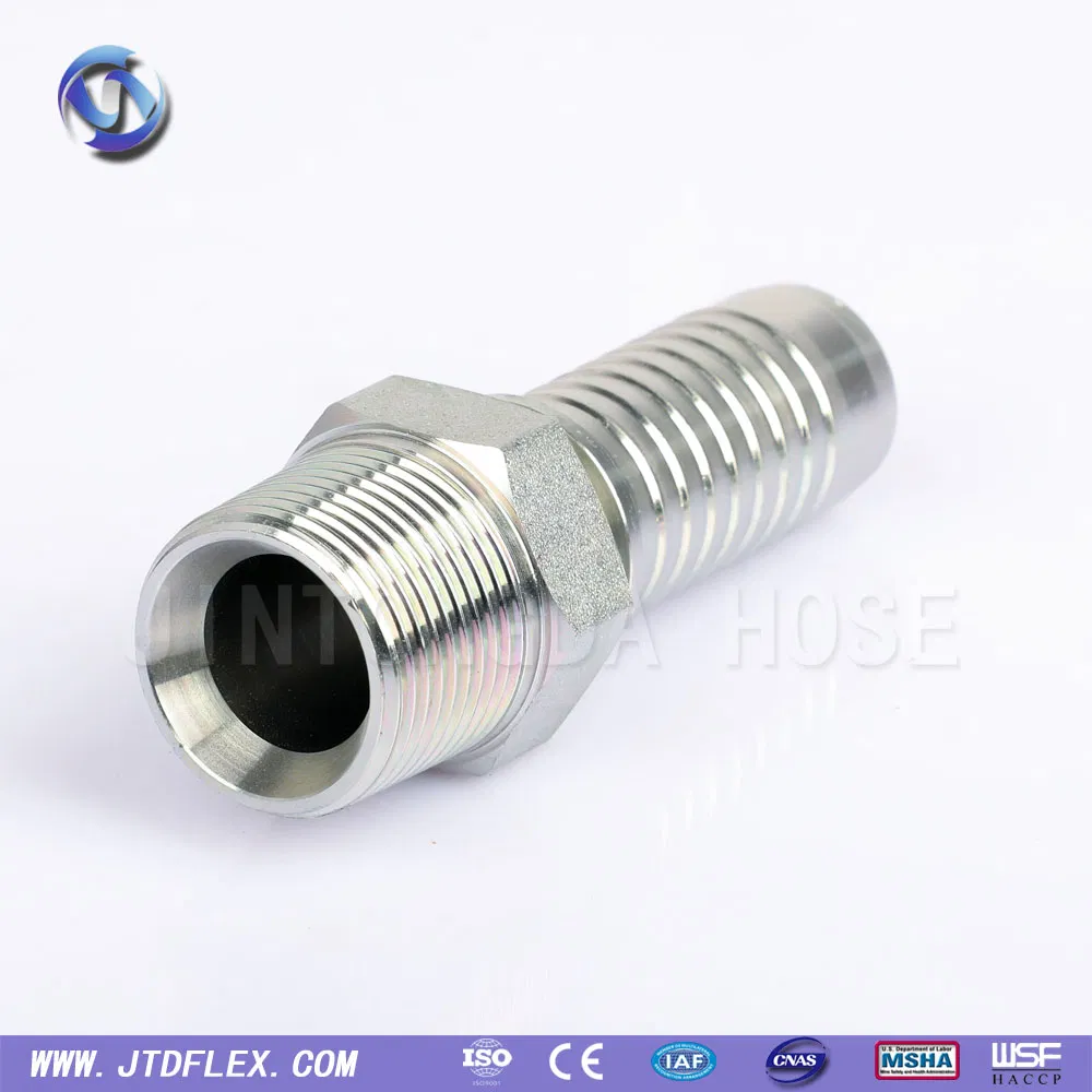 China Suppliers High Pressure Reusable Metric Male Female Stainless Steel Cone Jic Flange Adapter Grease Connector Pipe Nipple Hydraulic Hose Fittings