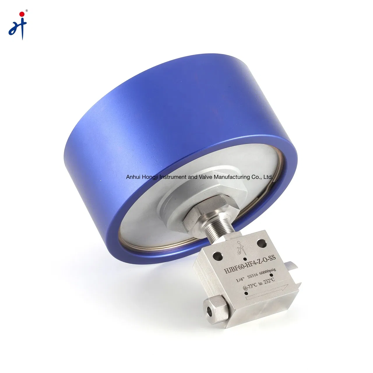 Ultra High Pressure Needle Valve with Actuator 60000psi 1/4'' SS316 Hip Design Valve Needle Valve