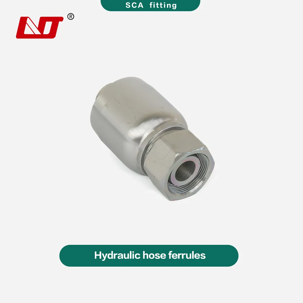 High Pressure Carbon Stainless Steel Pipe Coupling Connector Joint Adapter Jic Ferrules Hydraulic Hose Fittings