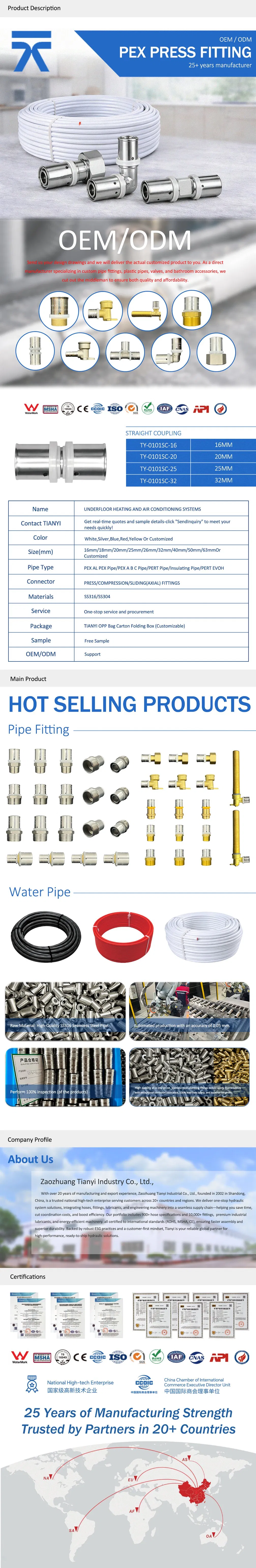 Pex Pipe Fittings