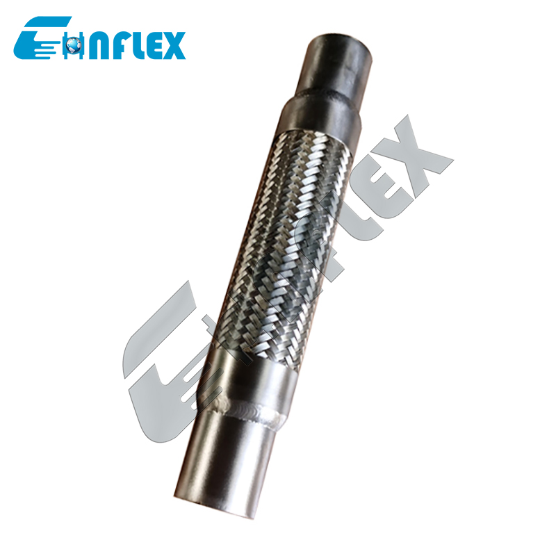 Premium Welded Metal Braided Pipe Connector for Industrial Use