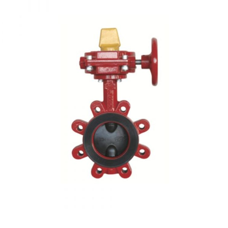 Groove Type Butterfly Valve with Tamper Switch, Lugged Wafer Butterfly Valve for Fire Fighting and Water Supply Systems