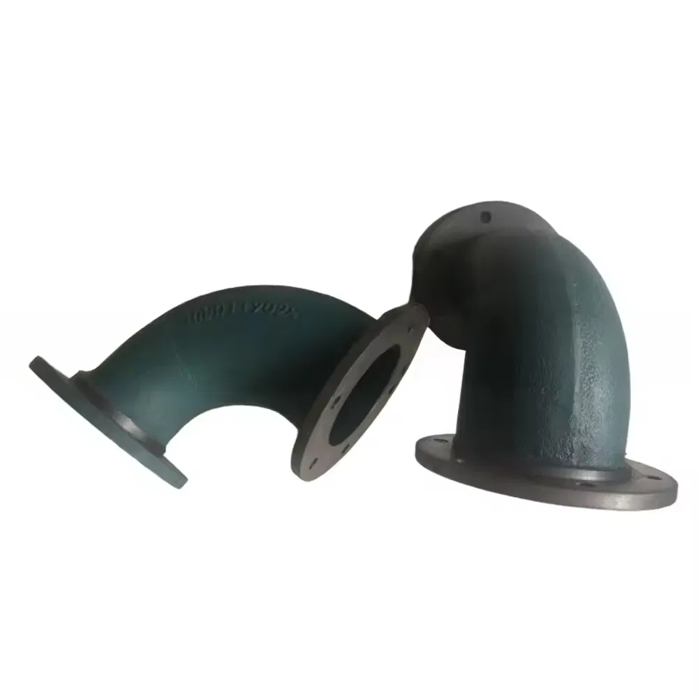 ISO2531\En545\En598 Black Ductile Iron Double Flanged Bend Pipe Fitting for Water Supply