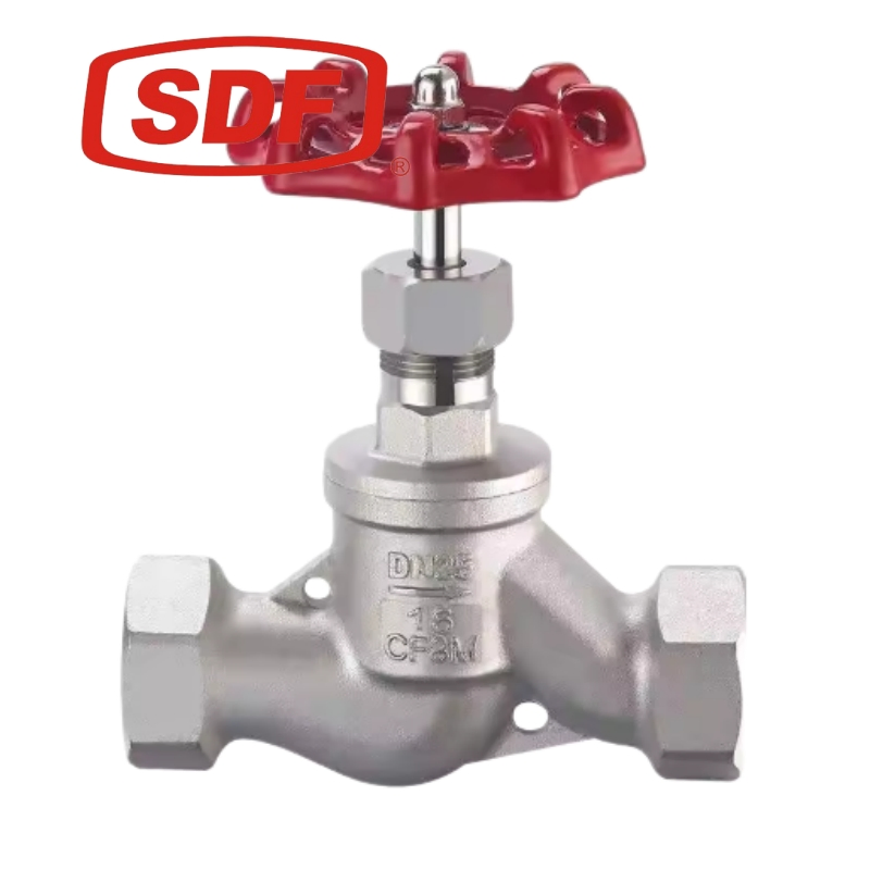 Durable Stainless Steel Globe Valve with Female Threads for HVAC