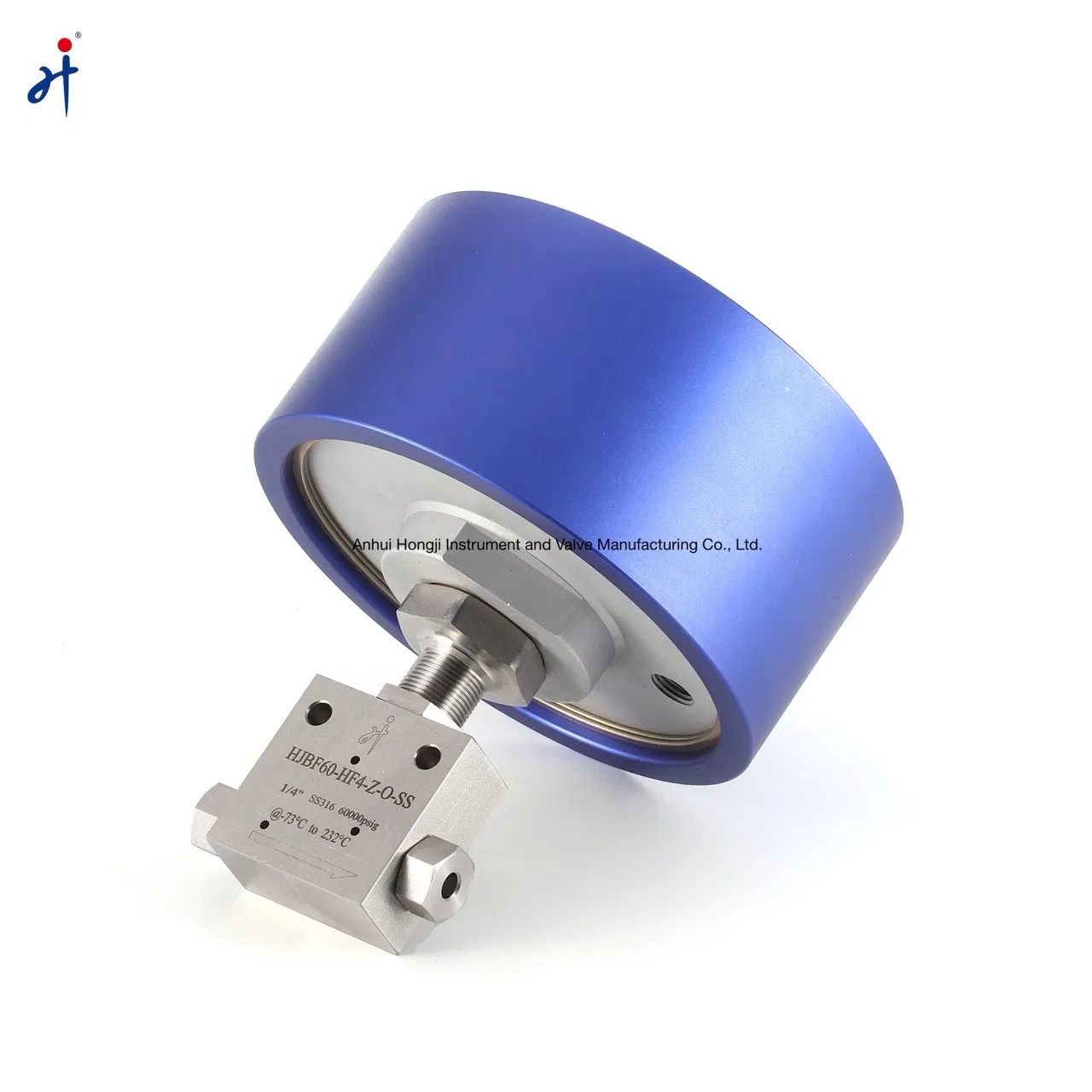 Ultra High Pressure Needle Valve with Actuator 60000psi 1/4'' SS316 Hip Design Valve Needle Valve