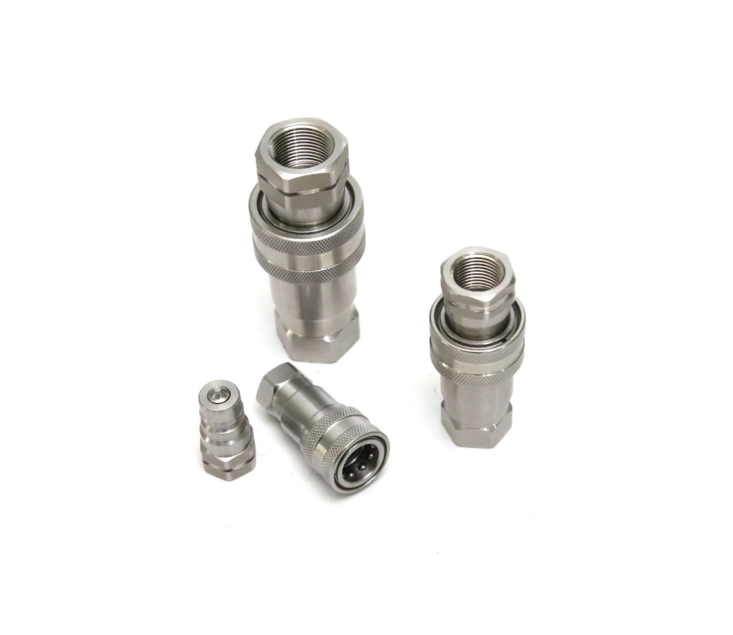 Hydraulic Connections ISO 7241-a Bsp Thread 1/4" Steel Quick Connect Hose Fittings Pressure Release Coupling