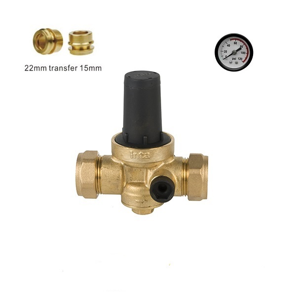 Pressure Reducing Valve, Pressure Relief Valve, Pressure Regulator, Water Regulator, Plumbing Reducer, Pressure Regulator Valve, Plumbing Valves, Hpwr09