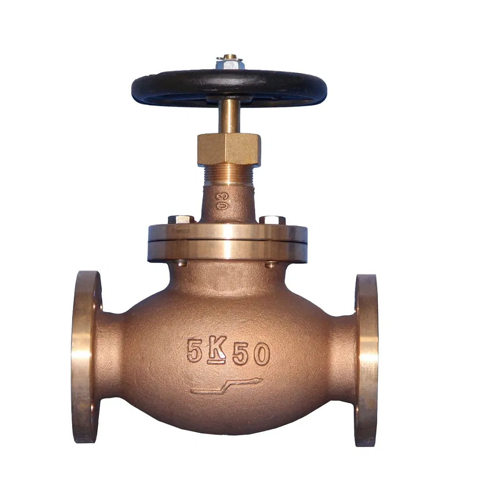 Marine Valve JIS F7351 Bronze 5K 65 Screw-Down Check Globe Valve