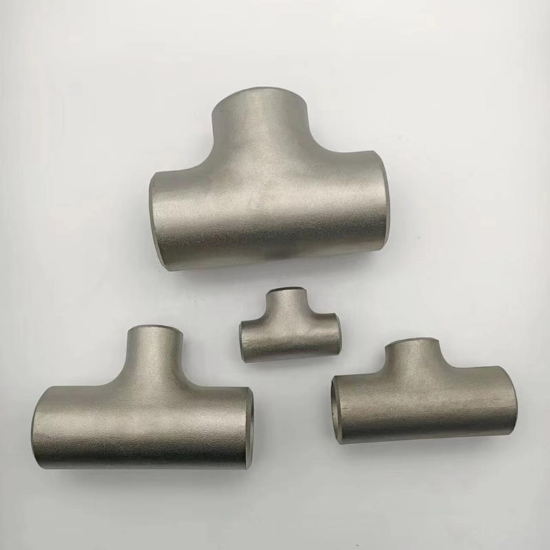 90 Degree Butt Weld Tee 304 316 Stainless Steel Tubing Fittings Welded Pipe Fittings