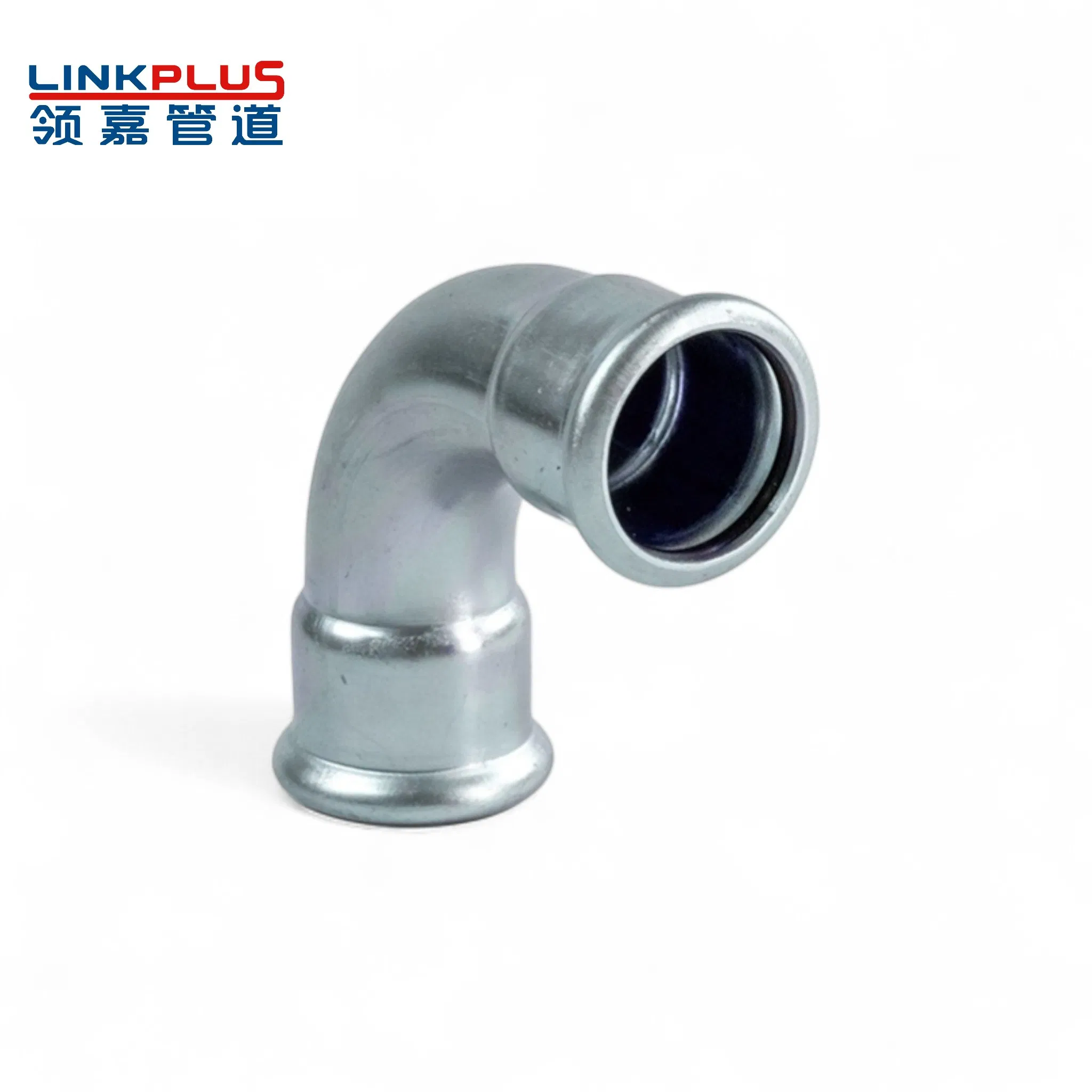 Carbon Steel Zinc Plated Fitting and Pipes ASTM Stainless Steel Elbow Bend Tee Firefighting Gas Water Press Fitting