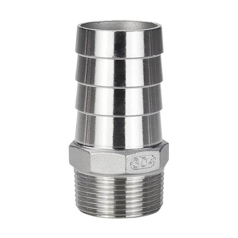 Heavy-Duty Stainless Steel Male Pipe Connector