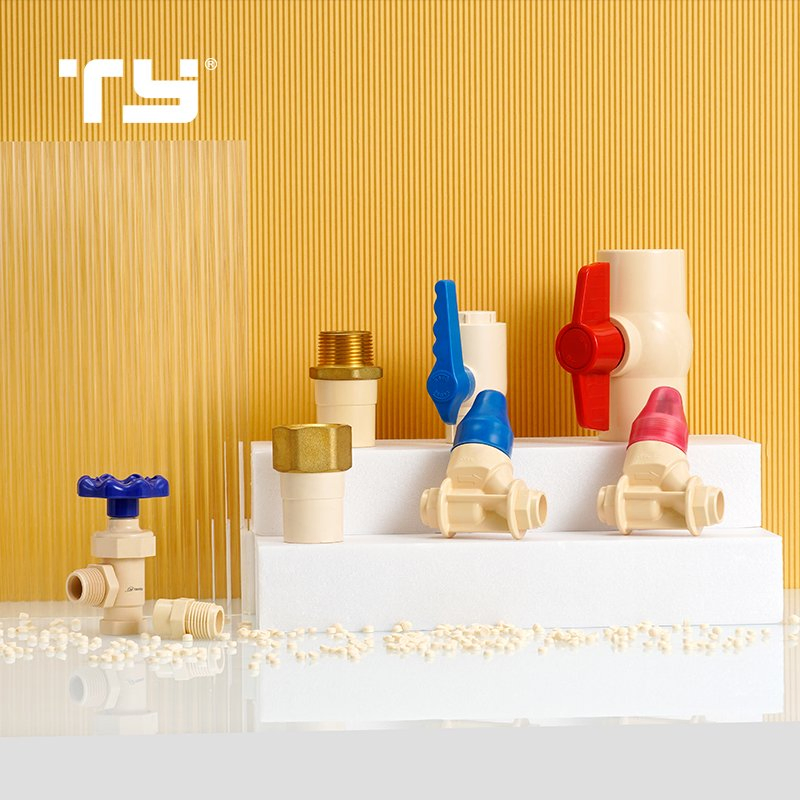 High Quality ASTM D2846 Plastic/CPVC Pipe Fittings Long Male Plug Socket Female Brass Coupling Elbow Adapter Over Bend Clip