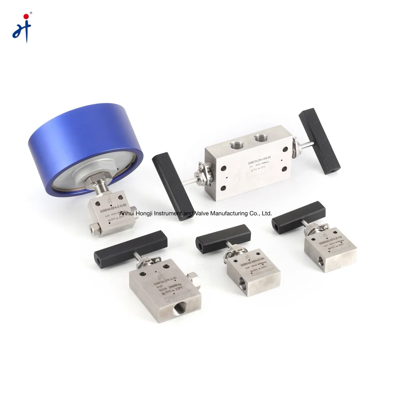 Ultra High Pressure Needle Valve with Actuator 60000psi 1/4'' SS316 Hip Design Valve Needle Valve