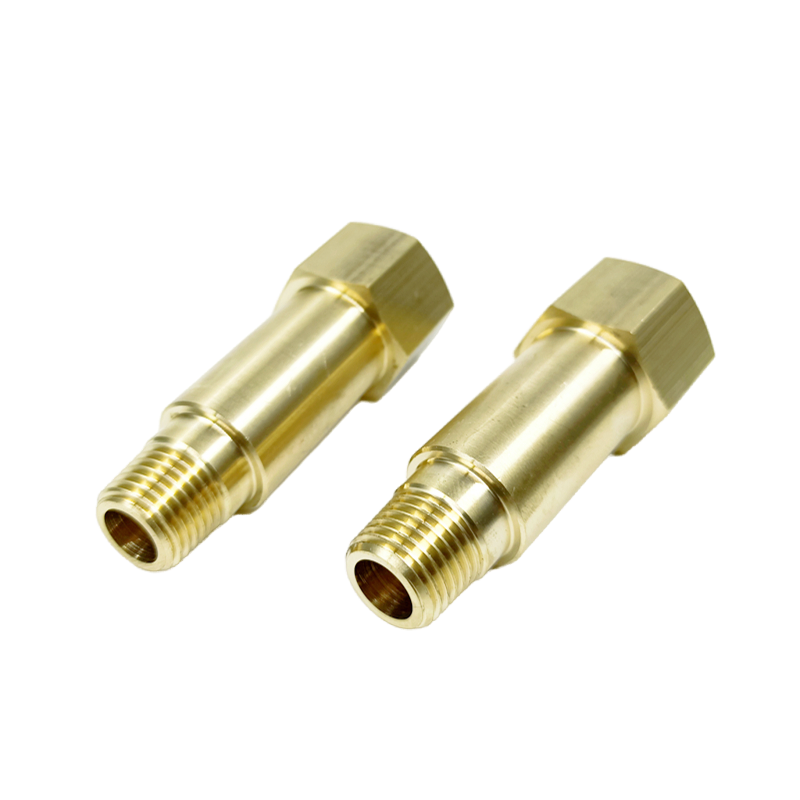 Custom Brass Pipe Fitting for Internal and External Thread Connections