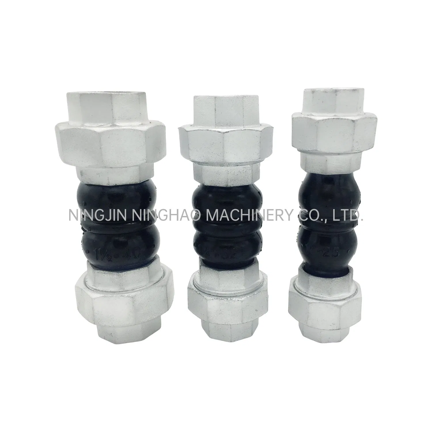 Heavy Industrial Used Union Thread Connection Rubber Bellows Pipe Compensation Connector