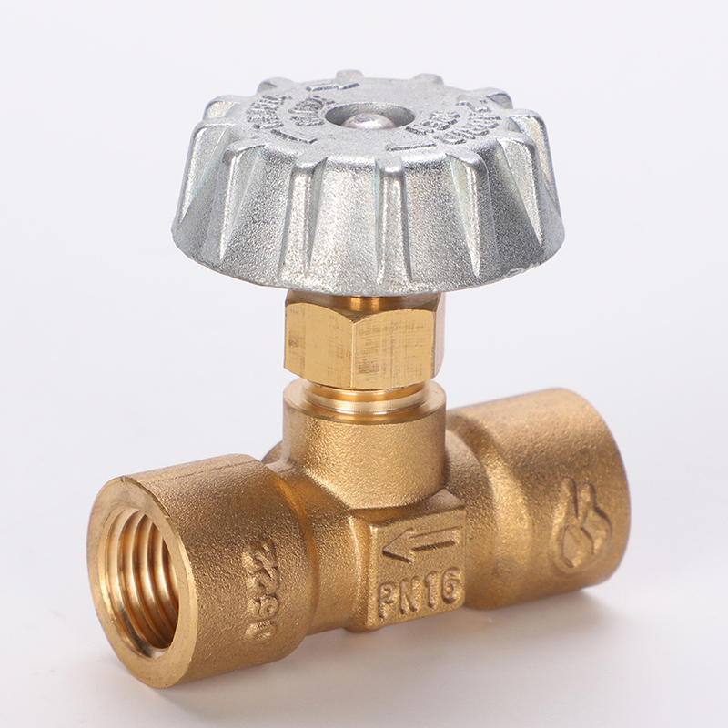 Stove Burner Valve Brass Needle Valves 1/4‘ ’ for Gas Copper Pipe