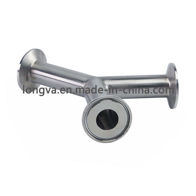 Stainless Steel Butt Weld Y-Type Tee Pipe Fitting