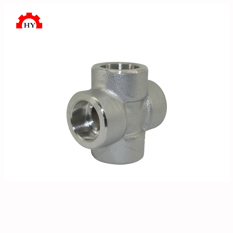 High Quality 6000 Psi Socket Weld 4 Way Pipe Fitting