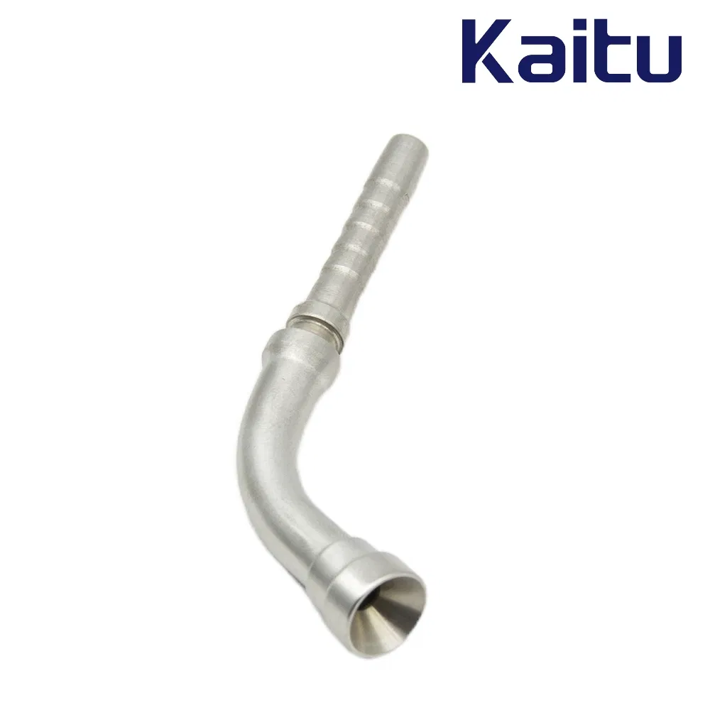 Industrial Grade Hose Pipe Adapter 45° GB Metric Female 74° Cone Seat Swaged Connector