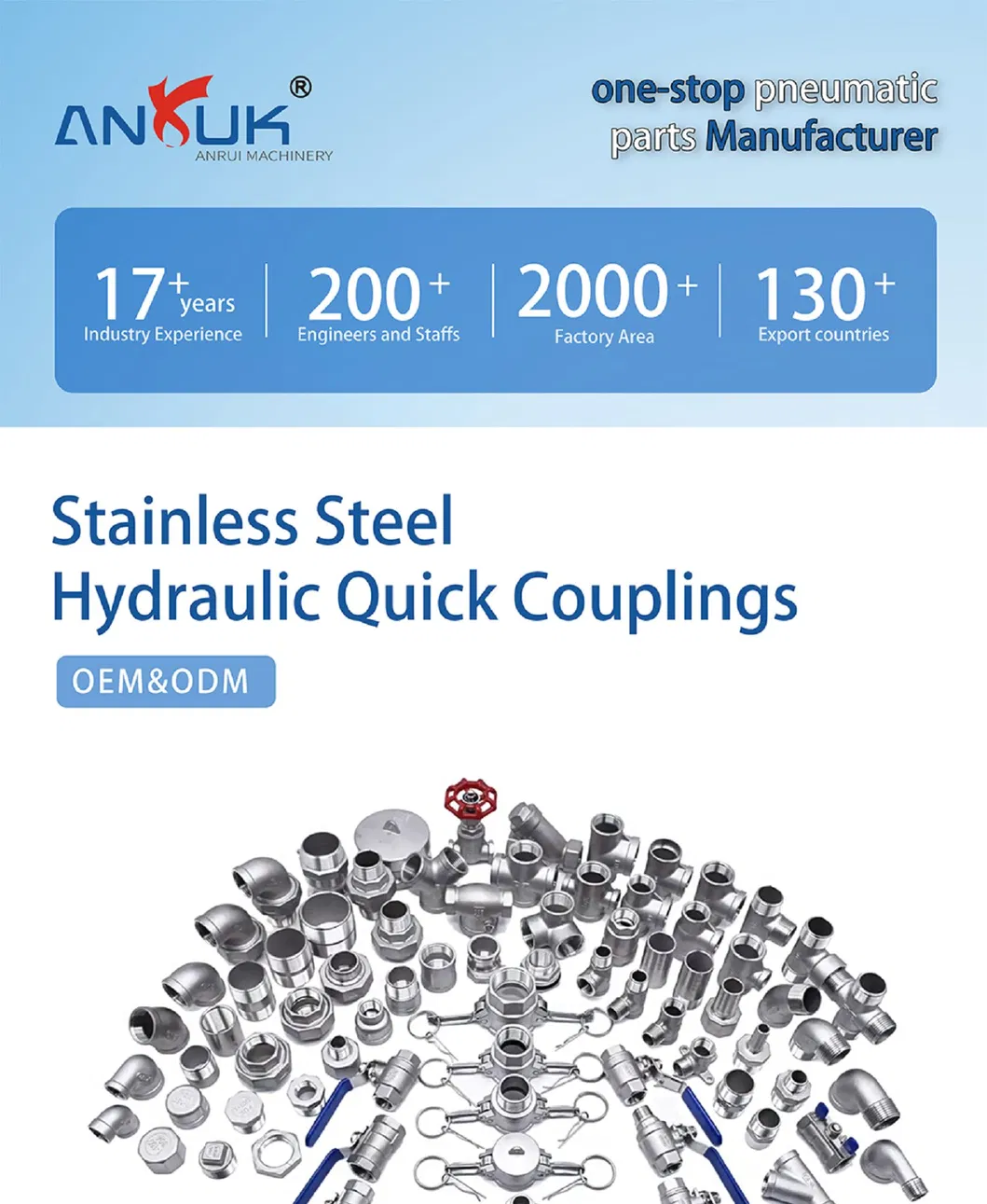 304 Stainless Steel Hydraulic Quick Couplings Overview