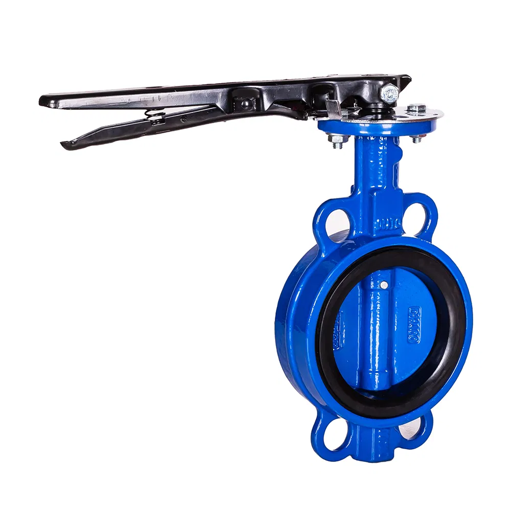Design Lightweight Fire Fighting Protection System Fire Resistant Centerline Manual Control Wafer Butterfly Valve