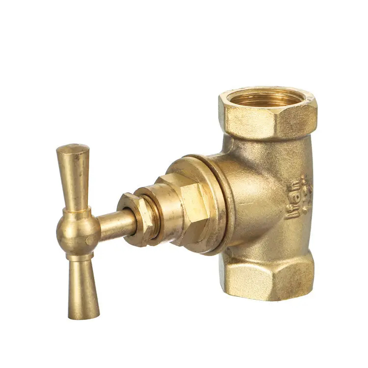 Premium Copper Single-Handle Brass Globe Valve with Double Threads