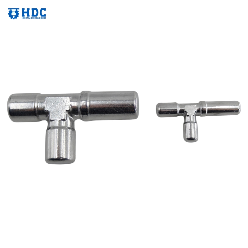 Aluminum/Stainless Steel Pipe Fitting Tee Pipe Fitting Hot Forging Part Forged Pipe Fitting