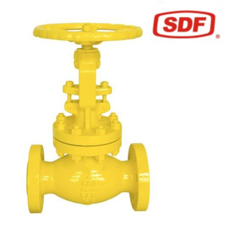 Compact Carbon Steel Flange Connection Flexible Cryogenic Low Temperature Globe Valve